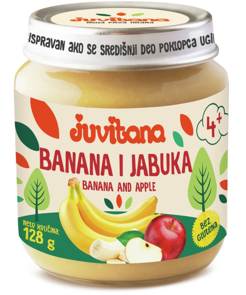 JUVITANA KAS.BANANA+JABUKA128G