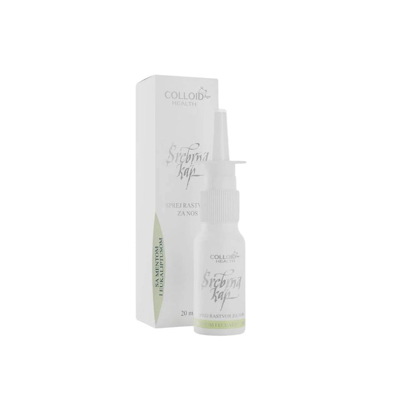 Koloid Srebrna Kap Menta Eukal spr 20ml