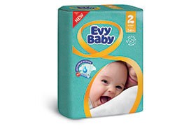 Evyup Evy Baby Pelene Twin 2 Mini 58 kom 3-6kg 3u1