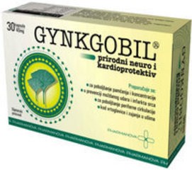 Pharmanova Doo Obrenovac Gynkobil Caps.30x40mg