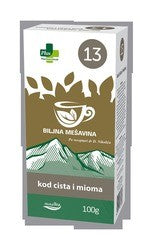 Biljna Apoteka Dr. Nikolic Plus Ph-caj Br.13-kod Cista I Miom. 100g