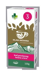Biljna Apoteka Dr. Nikolic Plus Ph-caj Br.3-kod Po.se.u Krvi a100GR