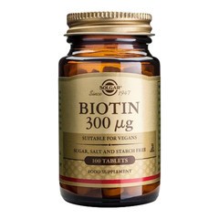 Solgar Biotin tableta100X300MCG