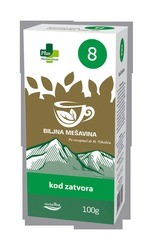 Biljna Apoteka Dr. Nikolic Plus Ph-caj Br.8-pomaze Kod Zat. a100GR
