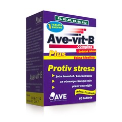 Ave Pharmaceutical Doo Beograd Ave Vit B Complex+folna KIS.tabletaa60 Ave