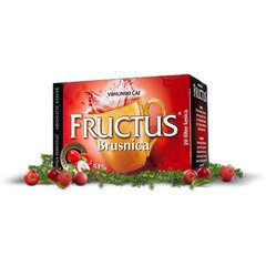 Fructus Doo Fructus-brusnica 51%ploda 20fil.kes