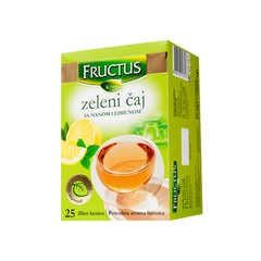 Fructus Doo Fructus-zeleni Caj Limun+nana 25 kom Fil