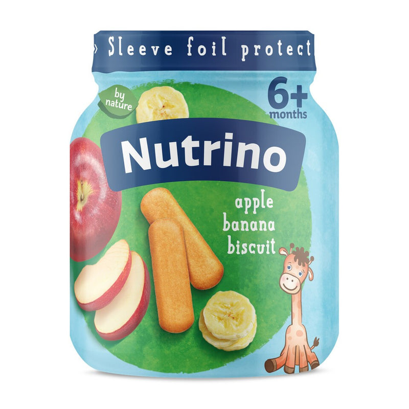 Nutrino Pire Od Voca Jabuka Banana Keks 125g