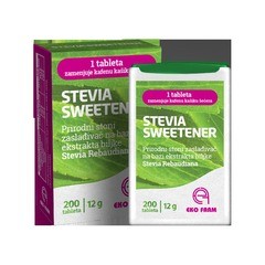 Eko Farm Export-import Doo Novi Sad Eko Stevia Sweetener tableta 200 kom Ekofarm