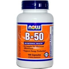 Now Foods Eoodnow Foods Eood Now-b 50 X100tbl