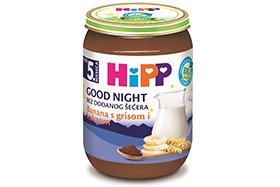 Hipp KAS.ml.ZA Laku Noc Banana,griz,kakao 190gr