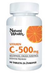 Natural Wealth Nutrition Corp Nw-vit.c-500 Za Zvak.nar.tbl90