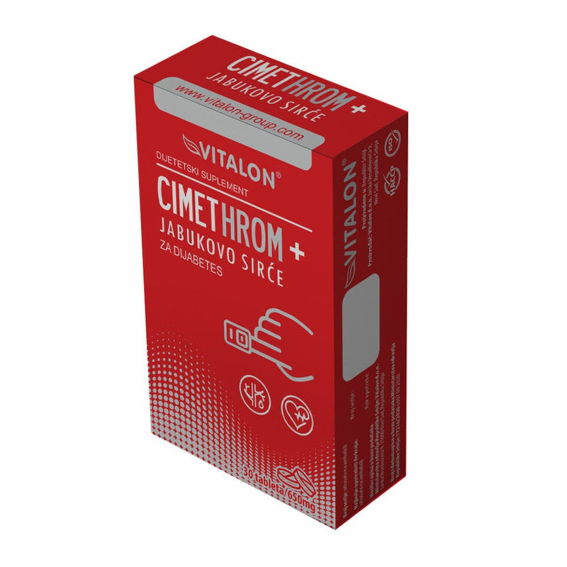 Vitalon Doo Novi Sad Vitalon-cimet Hrom+jabukovo Sirce tableta 30 kom