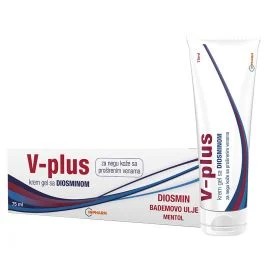 Inpharm Co Doo Beograd (zemun) V-plus Krem Gel Sa Diosminom 75ml