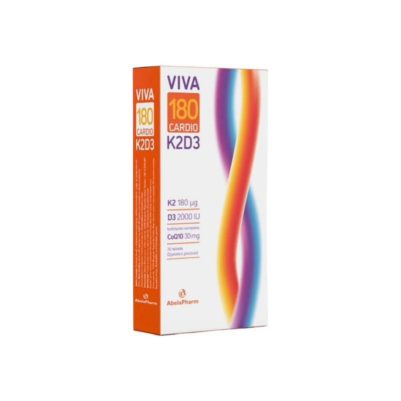 Abela Pharm K2d3 Viva 180 Cardio 20 tableta