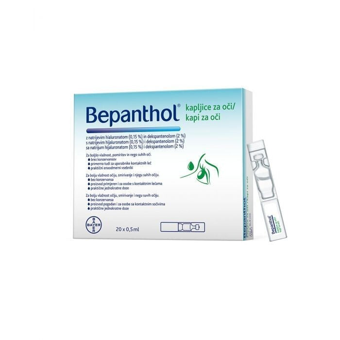 Penta Bepanthol Kapi Za Oci 20x0,5ml