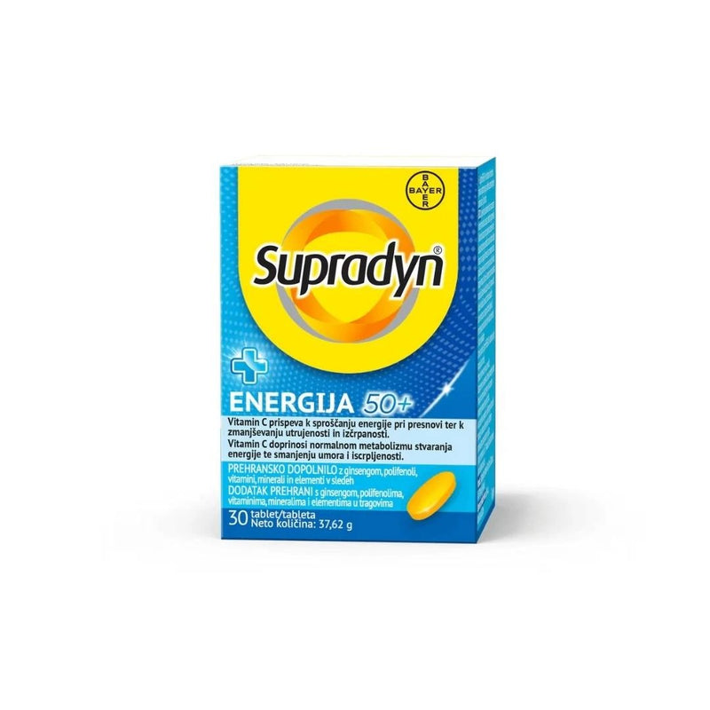 Bayer Supradyn Energija 50+ Ftbl 30 kom