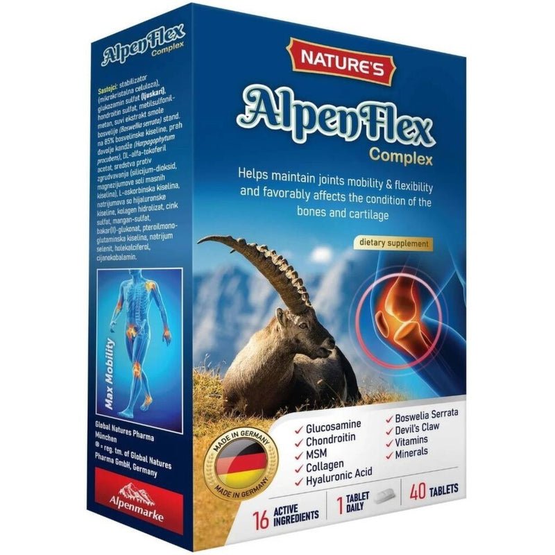 Global Natures Alpen Flex Complex tabl40x1700mg