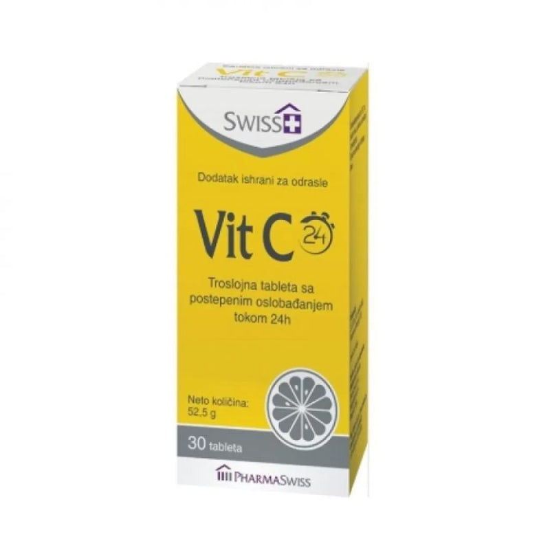 Swiss+ Vit C 24 1000mg, 30 tableta
