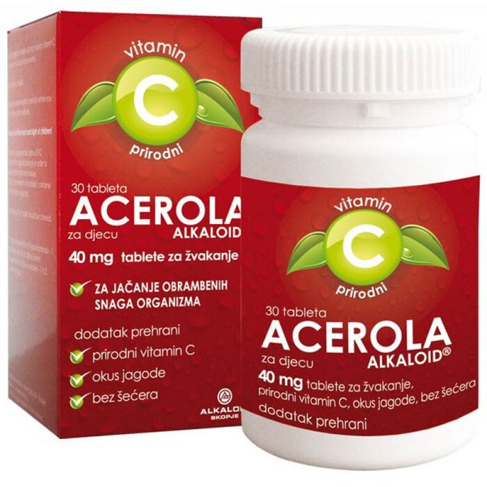 Alkaloid Acerola tableta 30x40mg