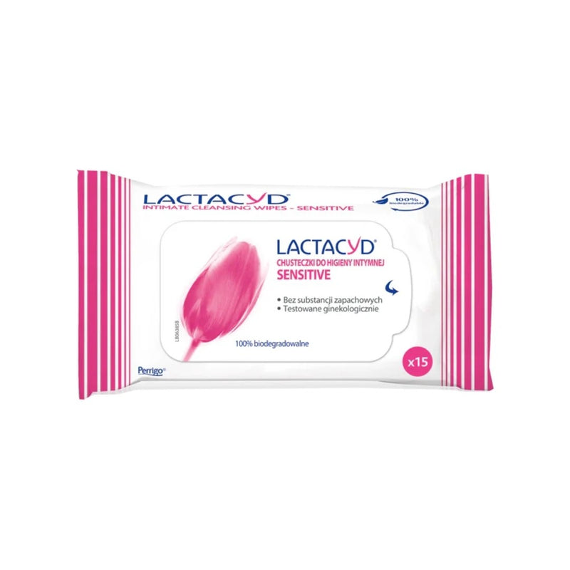 Omega Lactacyd Mar.int.sensitive 15 kom