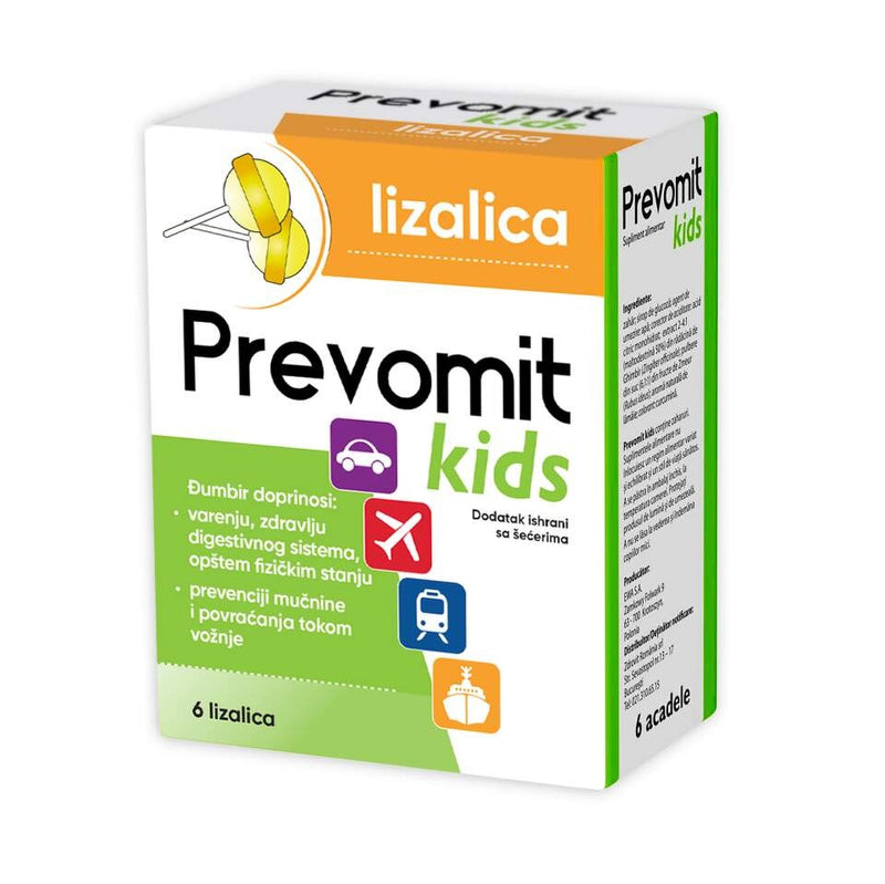 Dr Theiss Prevomit Kids Lolipops Liz 6 kom