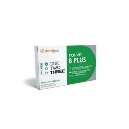 Hemofarm One Two Three Polivit B Plus tableta 30 kom