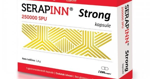 Hemofarm Serapinn Strong kapsula 5x250000 Spu