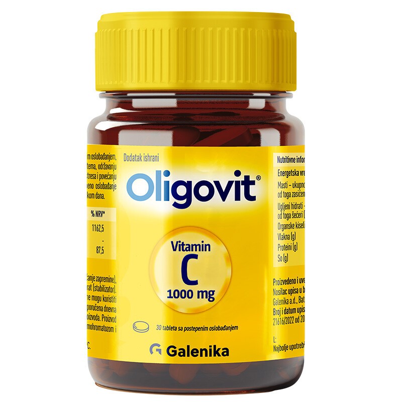 Oligovit C tableta 30x1000mg