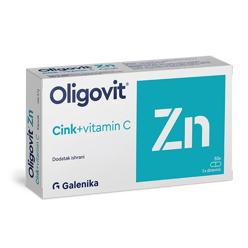 Oligovit Zn+vit C Cps 30 kom