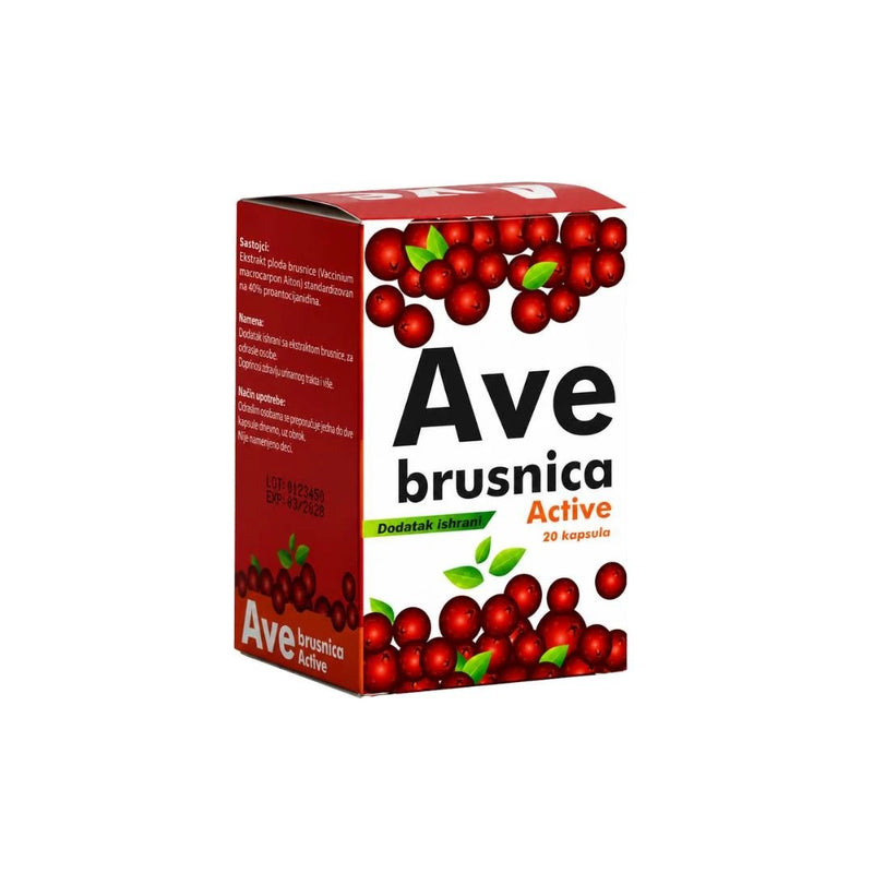 Ave P Ave Brusnica Active Cps.20 kom