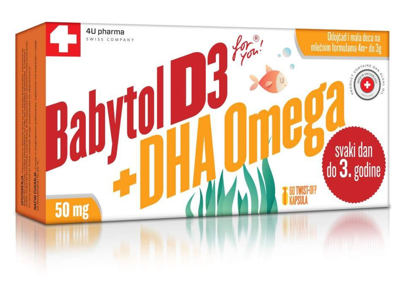 Oleofa Babytol D3+dha Omega 50mg 60kaps