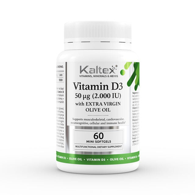 Elep_k Kaltex Vitamin D3 50mcg Cps 60 kom