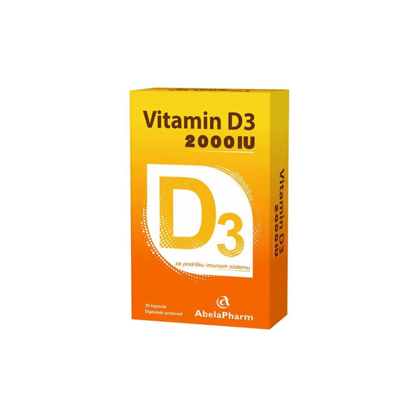 Zdravlje Pharm Vitamin D3 2000iu kapsula 30 kom