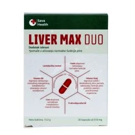 Induse Liver Max Duo Cps 30 kom