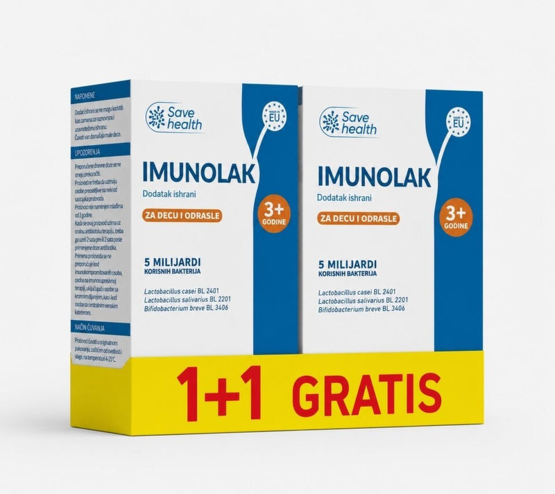 Pilej Imunolak Probiotik Cps 30 kom 1+1