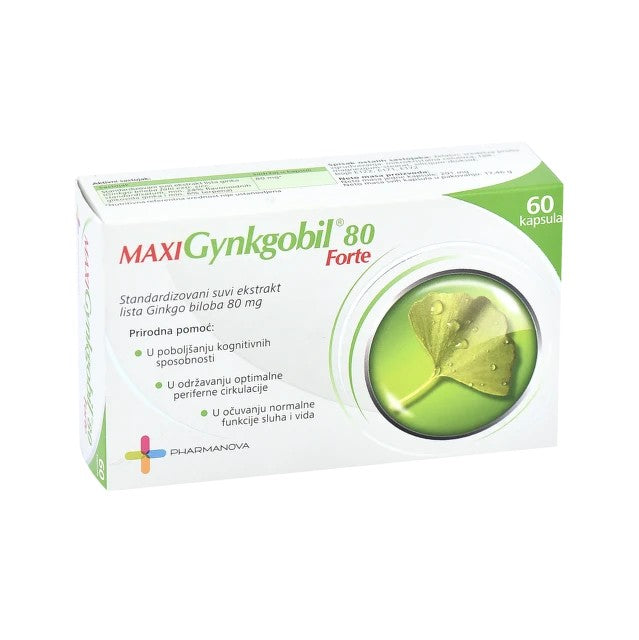 Maxi Gynkgobil forte 80 mg 60 kapsula