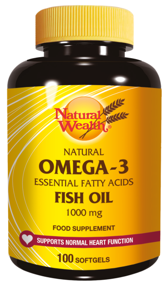 Natural Wealth Omega-3 1000 mg, 100 kapsula