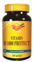 Natural Wealth Vitamin D 1000 Protect, 50 kapsula