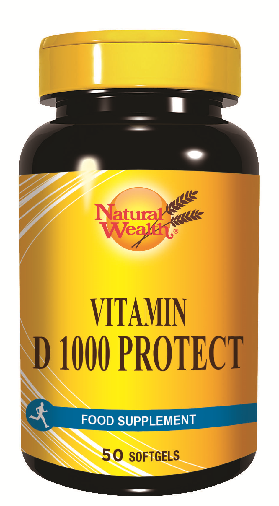 Natural Wealth Vitamin D 1000 Protect, 50 kapsula