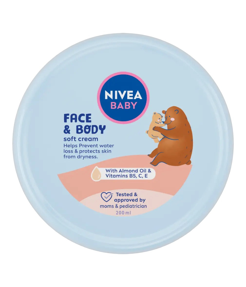 Nivea Baby Soft krema za lice i telo, 200 ml