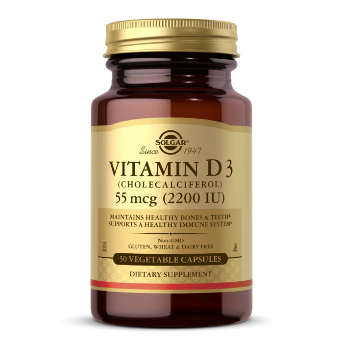 Solgar Vitamin D3 2200 IU, 50 kapsula