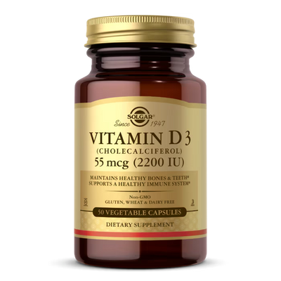 Solgar Vitamin D3 2200 IU, 50 kapsula